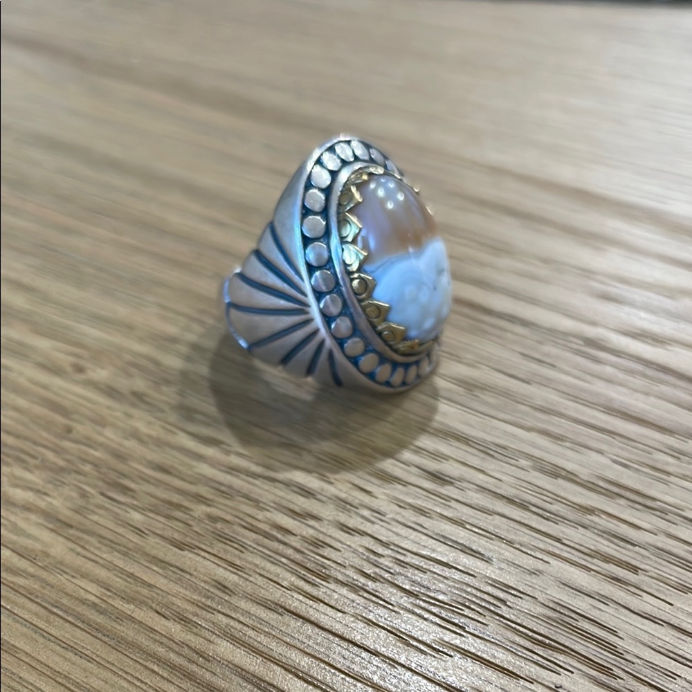 Jalan Jalan Agate Elegant Silver  Women's Ring